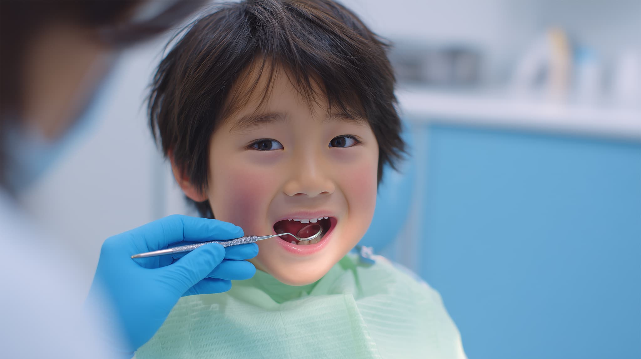 定期検診を欠かさず受診する子ども