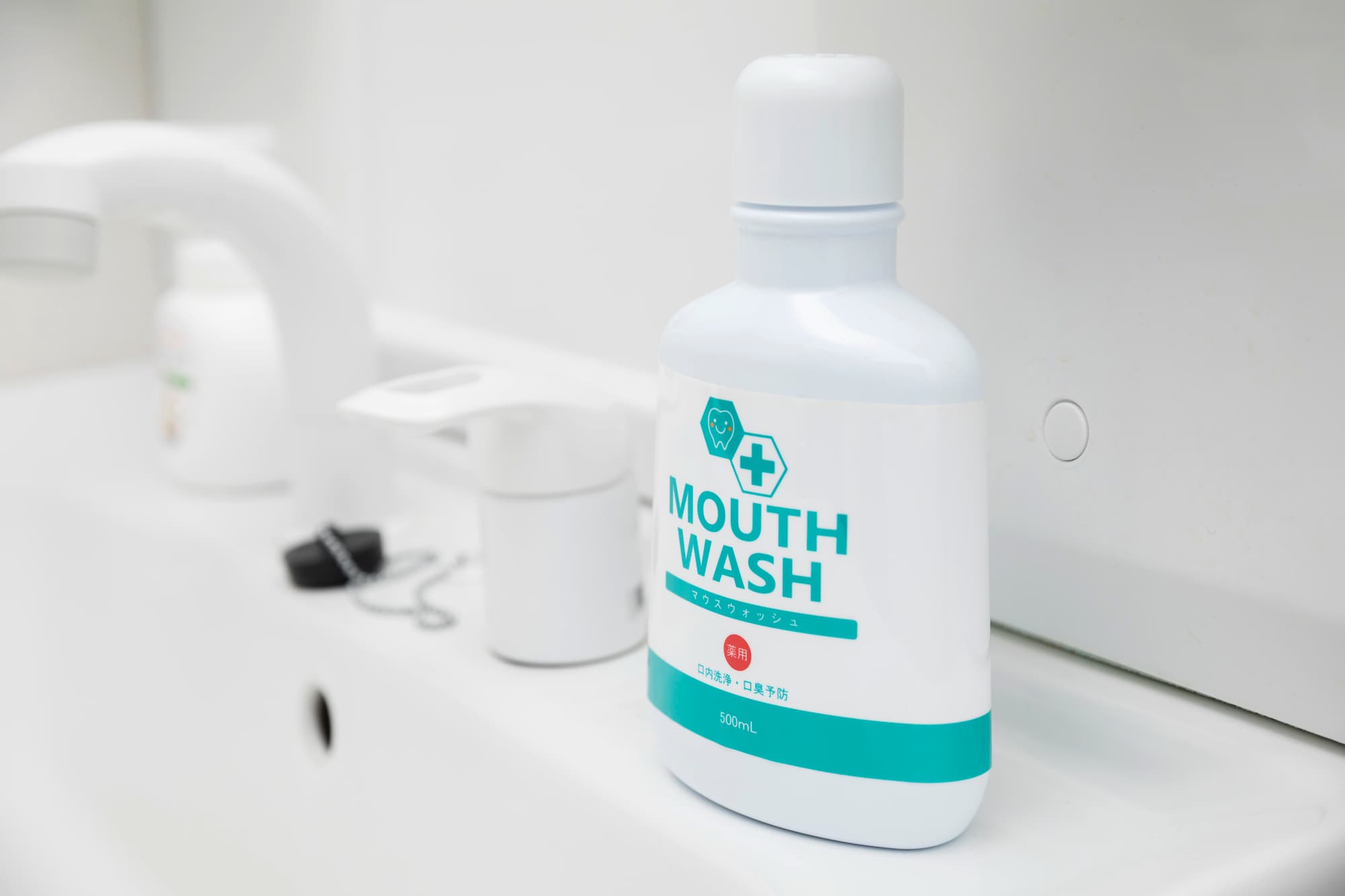 フッ素配合のマウスウォッシュ