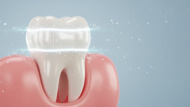 フッ素で歯を守るイメージ