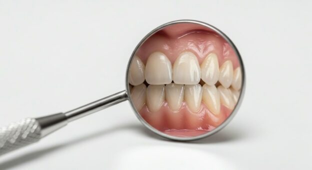 矯正後の後戻りを確認するイメージ