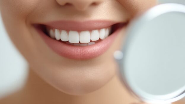 デュアルホワイトニングで白くなった歯